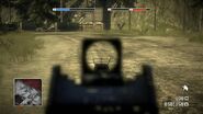 The XM8's iron sights