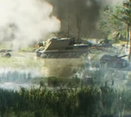 A Sturmtiger seen in the reveal trailer