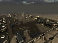 BF2142HighwayTampaEUBase.png (962 KB) Oil Depot, the EU base during 32 and 64-player Assault Lines and Titan modes.