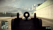 M14 Mod 0 Enhanced view through iron sight