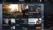 Battlelog interface during the beta for Battlefield 4.