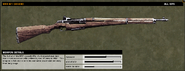 The WWII M1 Garand's in-game stats evaluation