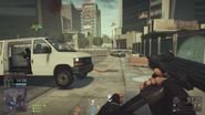 The Utility Van as seen in the multiplayer gameplay trailer.