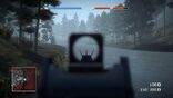 The XM8 LMG's iron sights.