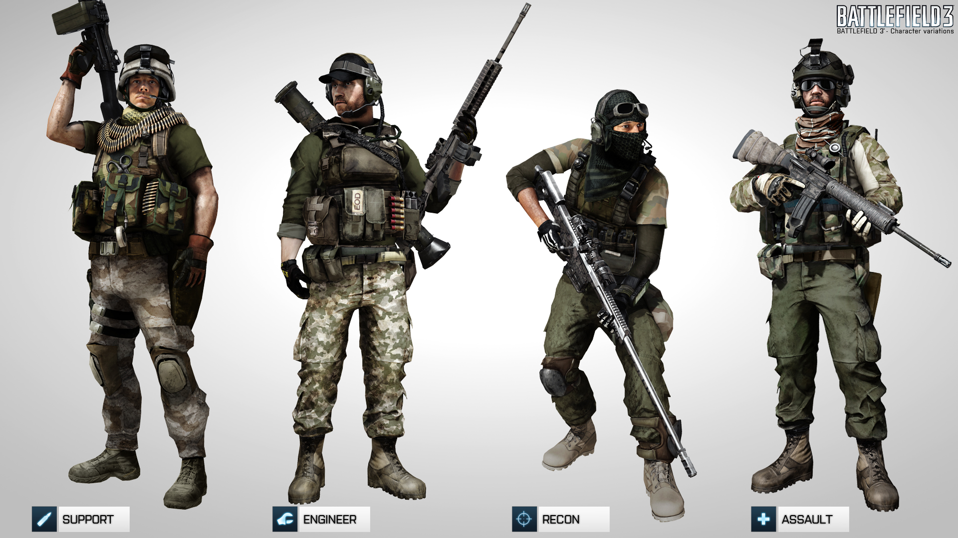 battlefield 3 aftermath character models