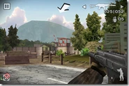 The UMP-45 in Battlefield: Bad Company 2 iOS