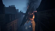 Destroyed Dr.1 seen on Prise de Tahure