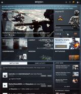 iOS Battlelog interface for Battlefield 4.
