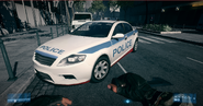 国家警察警车正面