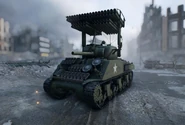 A T34 Calliope encountered in The Last Tiger
