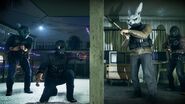 Rabbit and Gorilla Masks from Criminal Activity expansion