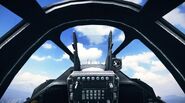 SU-25 cockpit view (HUD disabled)