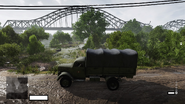 With the HUD display on, slots for four other soldiers can be seen, although these cannot be occupied by players. Humorously, all seats in the vehicle are listed as the driver.