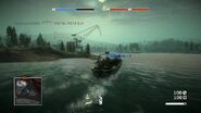 The Patrol Boat Light being driven in Battlefield: Bad Company