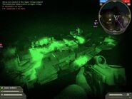 Night Vision Goggles being used in Battlefield 2: Special Forces.