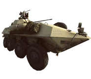 Front view of LAV-25