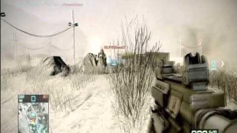 Gameplay with Hand Grenades in Battlefield: Bad Company 2