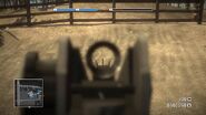 The M16's iron sights