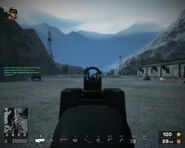 The F2000's iron sight