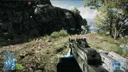 The PKP Pecheneg in gameplay.
