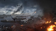 Iwo Jima as seen in the Battlefield V – War in the Pacific Official Trailer