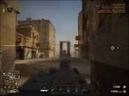 The M60's iron sights