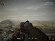 The 870 Combat's iron sights