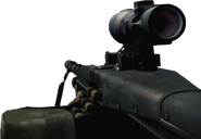 M60 with a 4X Rifle Scope attachment.