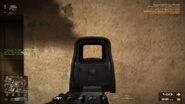 Looking down the Holographic Sight