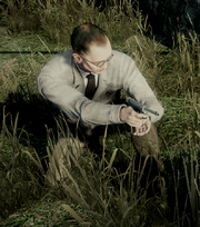 Watanabe with a Type 14 Nambu in Operation Aurora.