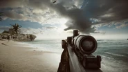 BF4 M82A3 MID.png (3.22 MB) The M82A3 with a Rifle Scope (8x)