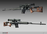 The SVD's model in Battlefield 2