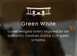 Green white