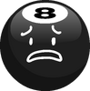 8-Ball Sad Transparent