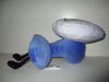 Fanny plush on its back