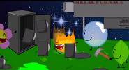 Firey, Leafy, Bubble, and Flower kill the Announcer.