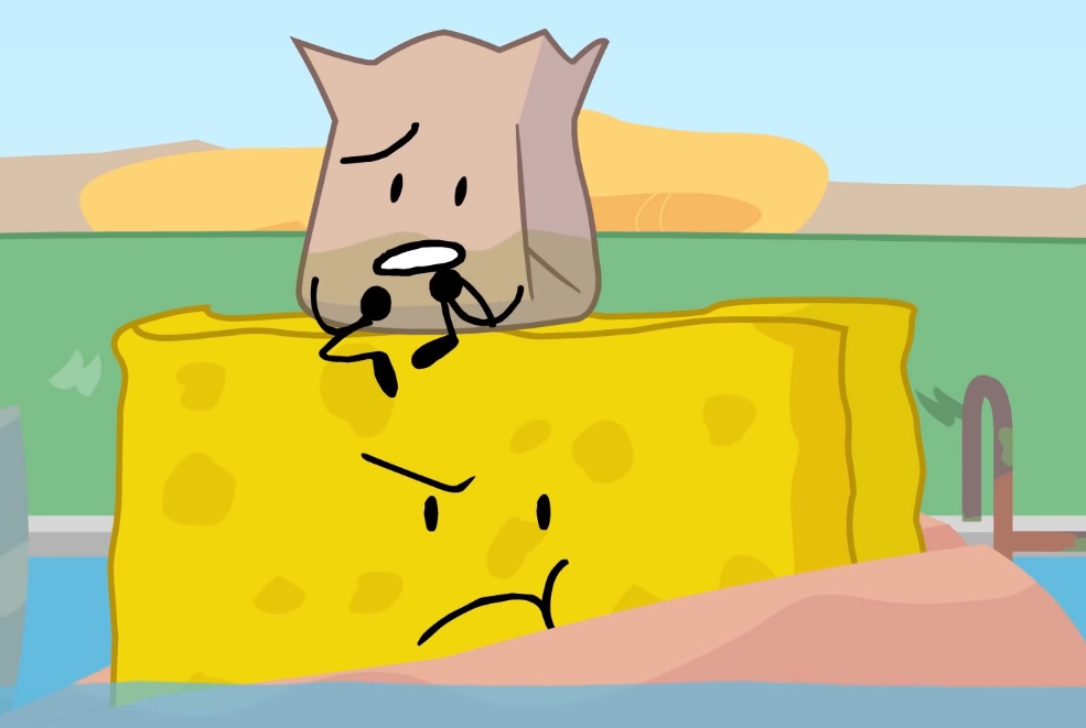 Barf Bag And Spongy Battle For Dream Island Wiki Fandom