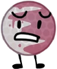 Golf Ball covered in Donut's cherry filling (TPOT 14)