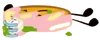 Coiny with splatted birthday cake on his face (BFDIA 17)
