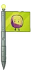 CGI Tennis Ball shown in the Friendship Flag (BFDIA 22)