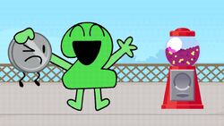 BFDI intro but otamatone background