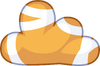 Cloudy orange normal asset