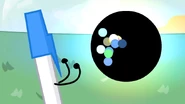 Pen throwing balls into Black Hole.