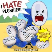 "But WE don’t! The Fanny plush is available now! 🪭"