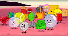 I made a scene from BFB 1O in the BFDI-IDFB style. Put a BFB+