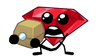 Ruby hold the Freesmart Supervan in BFB 17