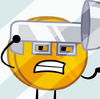 Coiny wearing ladle glasses