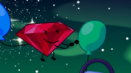 Ruby punching Ice Cube’s balloon