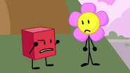 Blocky complains to Flower