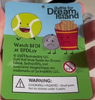 Golf ball Plush tag back